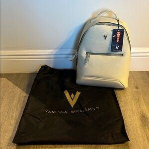 Vanessa Williams Mint Green/Bone Backpack